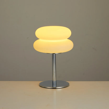 Bauhaus Retro Table Lamp Plastic Lamps Bedroom Bedside Living Room Nordic Mushroom Lamp 9-Level Brightness Dimming Ambient Light