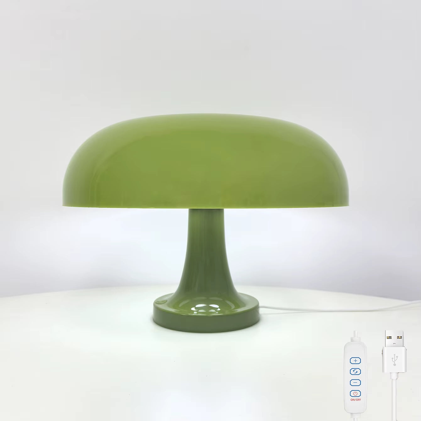 Mushroom Table Lamp Minimalist Modern Bedroom Bedside Lamp Danish Designer Orange Decorative Table Lamp