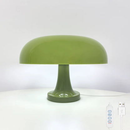 Mushroom Table Lamp Minimalist Modern Bedroom Bedside Lamp Danish Designer Orange Decorative Table Lamp